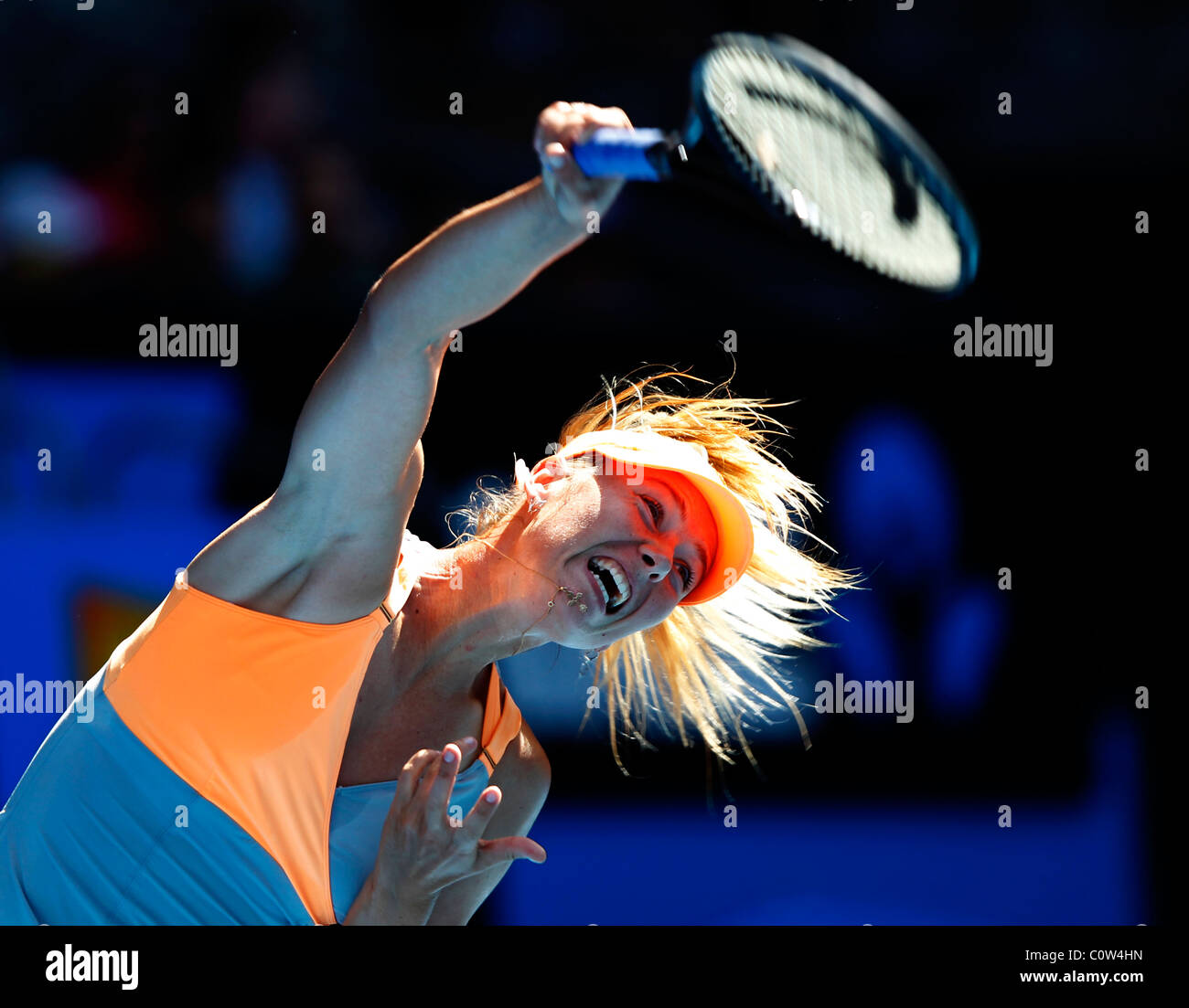 Maria Sharapova, de la Russie à l'Australian Open 2011 Tournoi de tennis . Banque D'Images