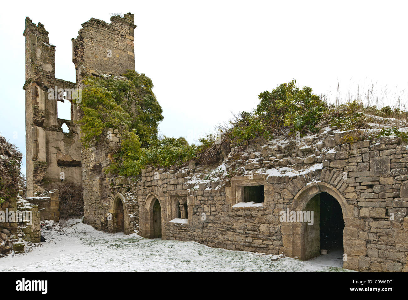 Yorkshire Hall Snape Banque D'Images