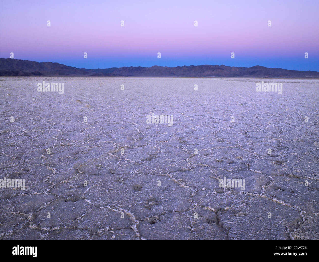 Le coucher du soleil, Death Valley National Park, États-Unis Banque D'Images