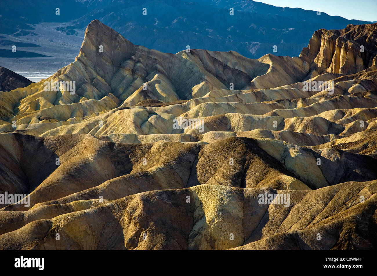 'Les badlands', Death Valley National Park, États-Unis Banque D'Images