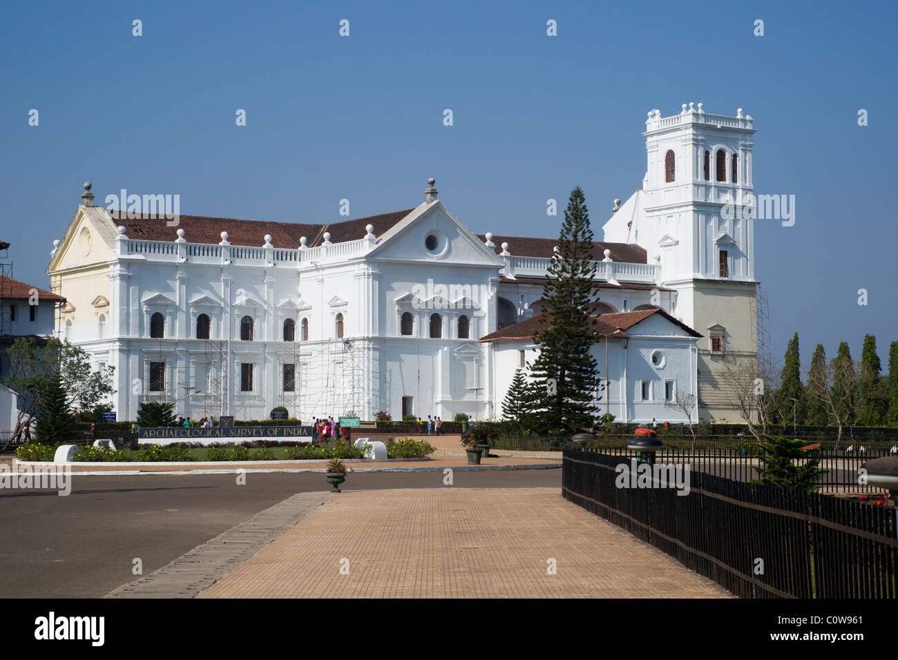 Se' Cathédrale et l'église de Saint François d'Assise, vieux Goa, Inde Banque D'Images