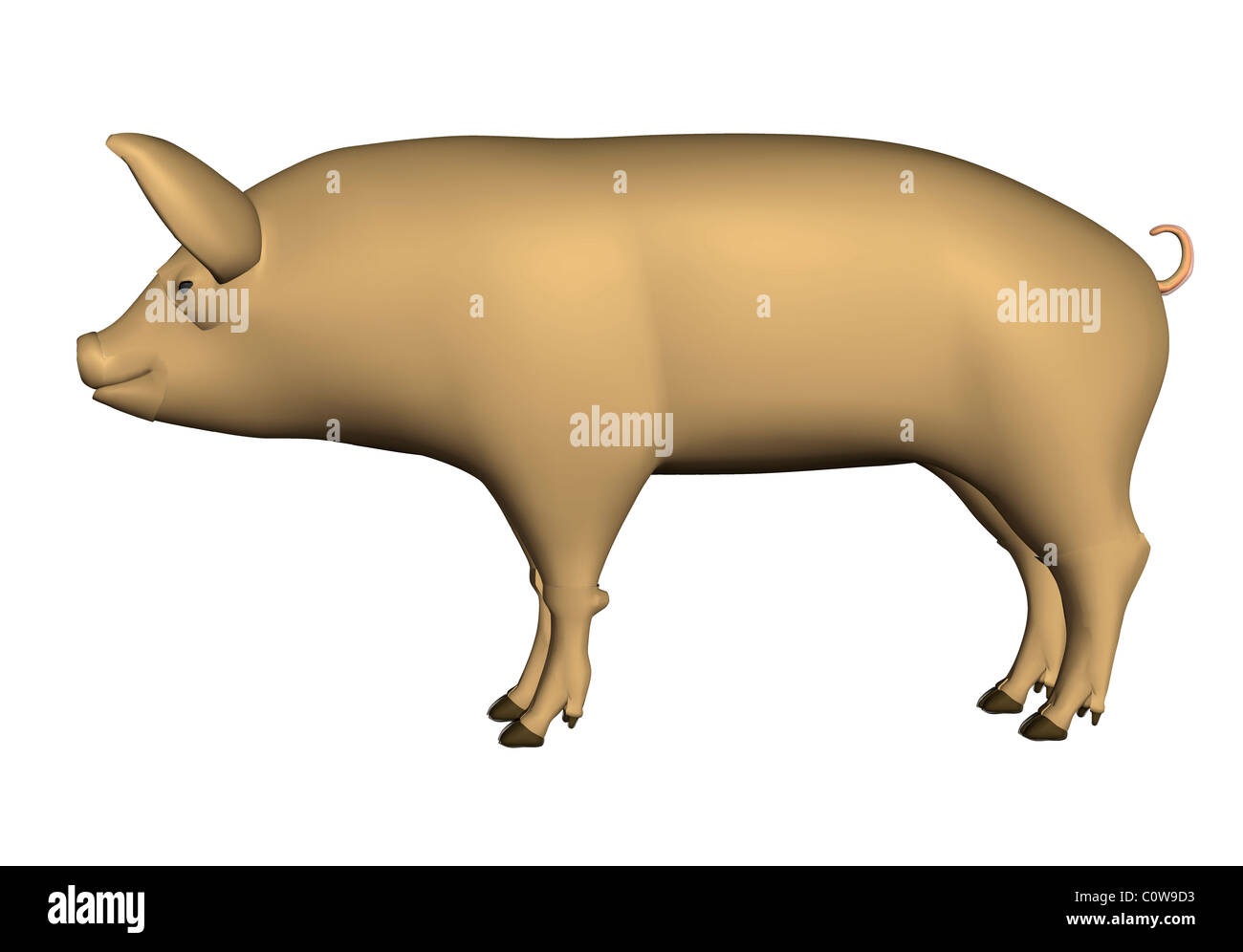 Illustration de porc Banque D'Images Illustration de porc Banque D'Images
