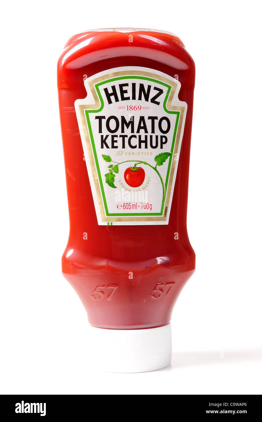 Heinz Tomato Ketchup (bouteille en plastique). Banque D'Images