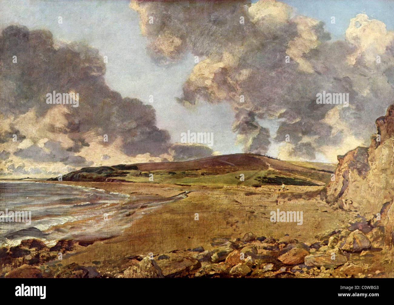 La baie de Weymouth par John Constable Banque D'Images
