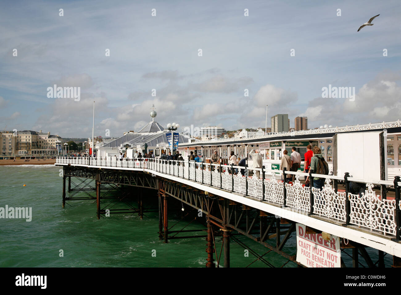 La jetée de Brighton, Brighton, Angleterre, Royaume-Uni. Banque D'Images