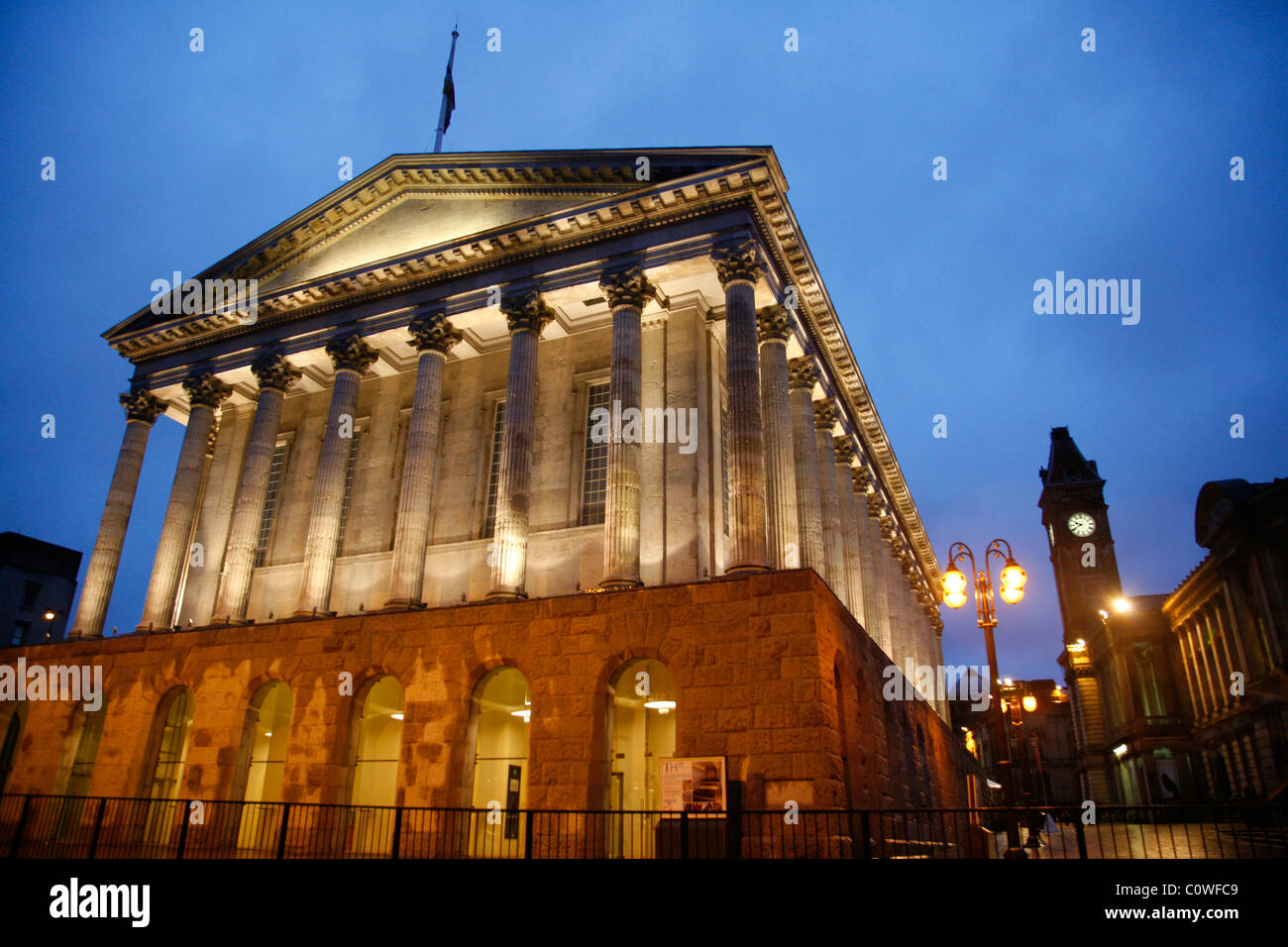 Mairie à Chamberlain Square, Birmingham, Angleterre, Royaume-Uni. Banque D'Images