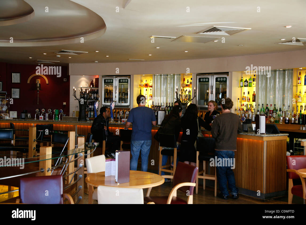 Restaurant du complexe commercial de la boîte aux lettres Birmingham, Angleterre, RU Banque D'Images