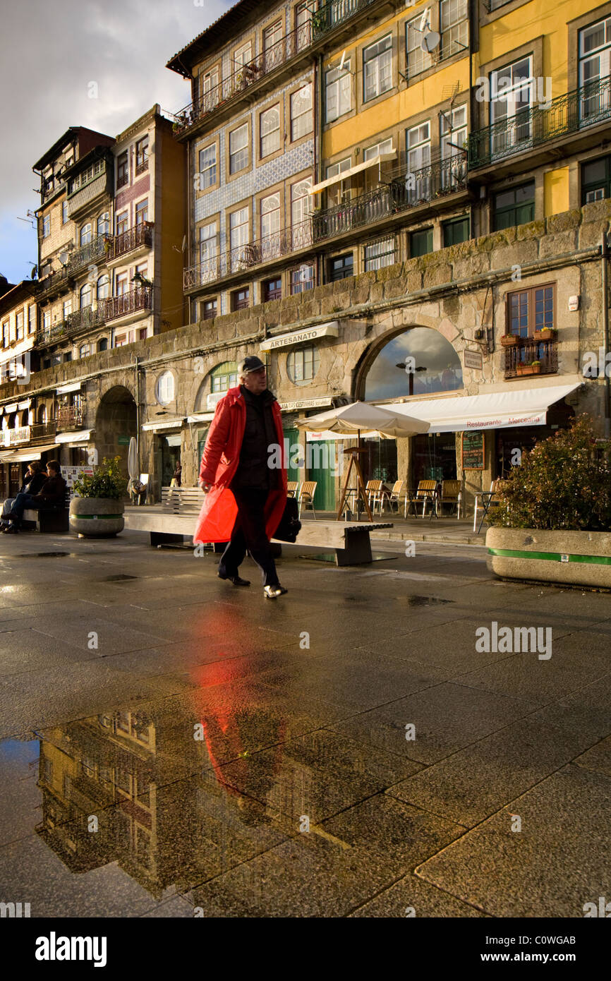 Cais de Ribeira, Porto, Portugal Banque D'Images