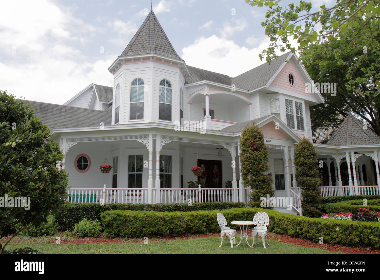 Florida Osceola County,Orlando,Orlando,Kissimmee,Celebration,communauté planifiée,style victorien,maisons maisons maisons maisons maisons maisons maisons résidence,logement,maison,h Banque D'Images