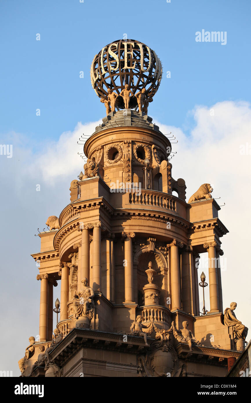 Le toit du Coliseum Theatre, Londres, Angleterre Banque D'Images