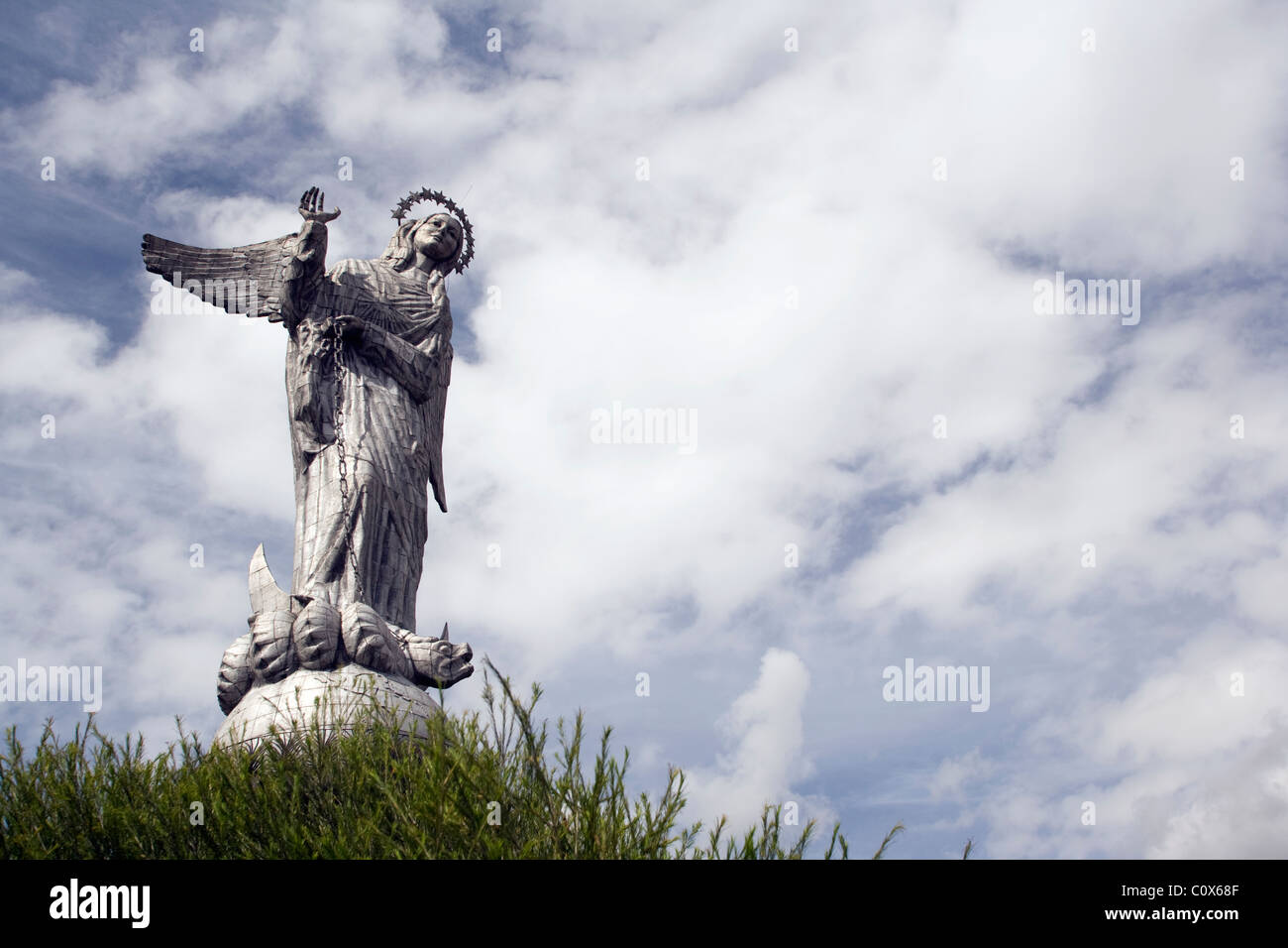 Vierge de El Panecillo - Quito, Équateur Banque D'Images