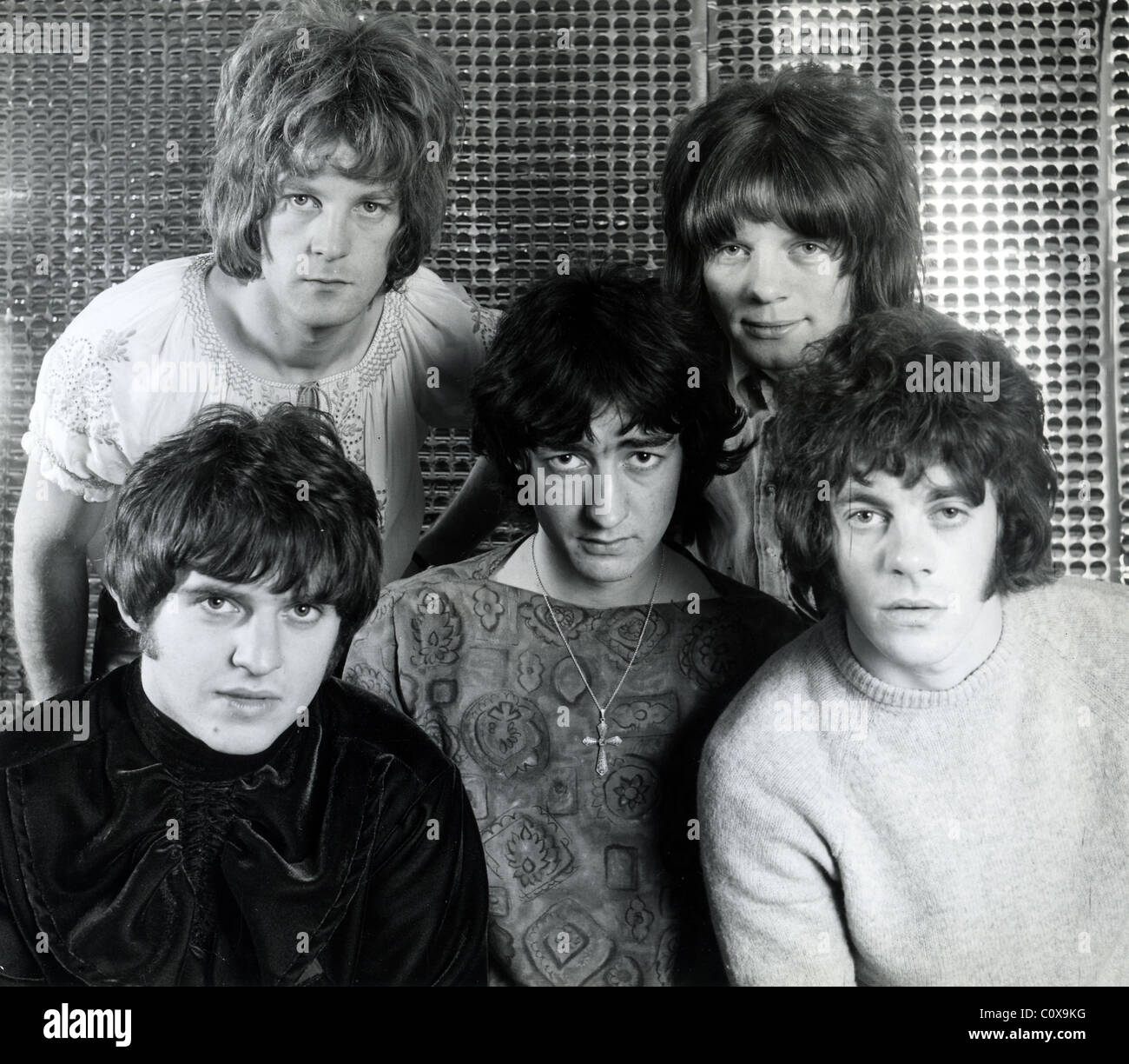 Groupe de rock britannique Spooky Tooth dans Decemner 1967. Photo Tony Gale Banque D'Images