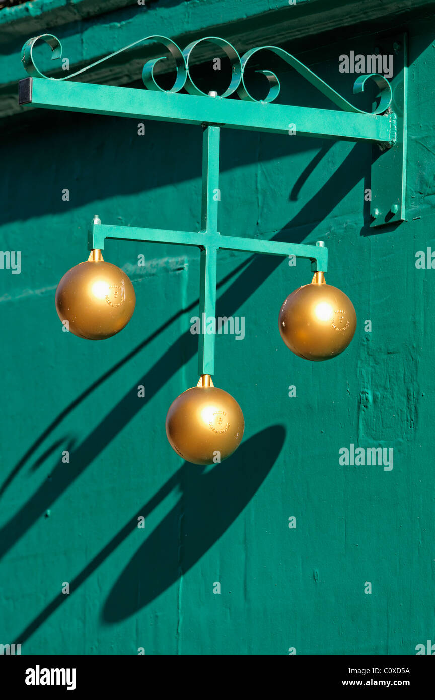 Les prêteurs sur gages de boules. Banque D'Images