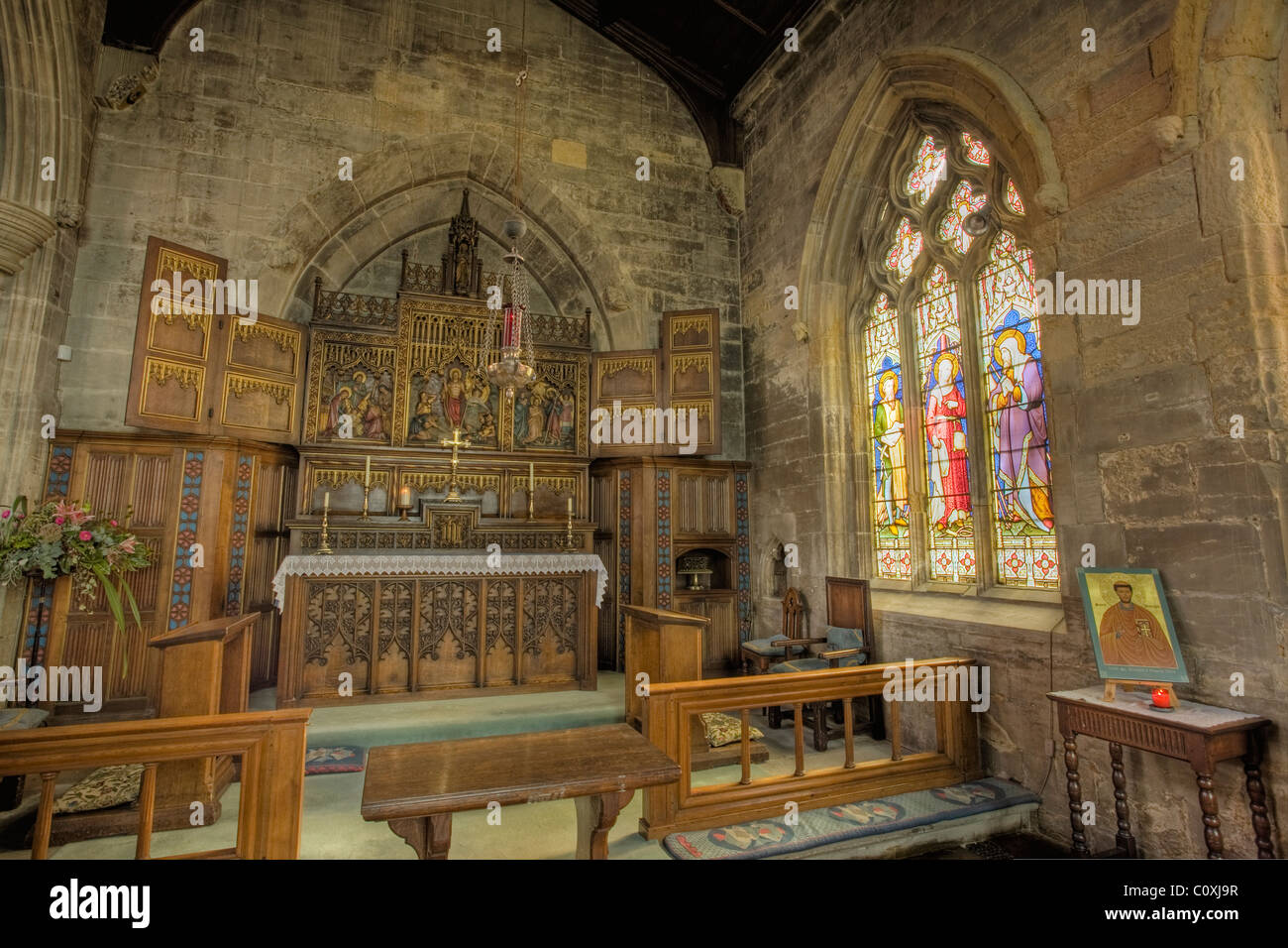 La chapelle de coton à l'intérieur Eglise St Botolph à Boston, Lincolnshire Banque D'Images