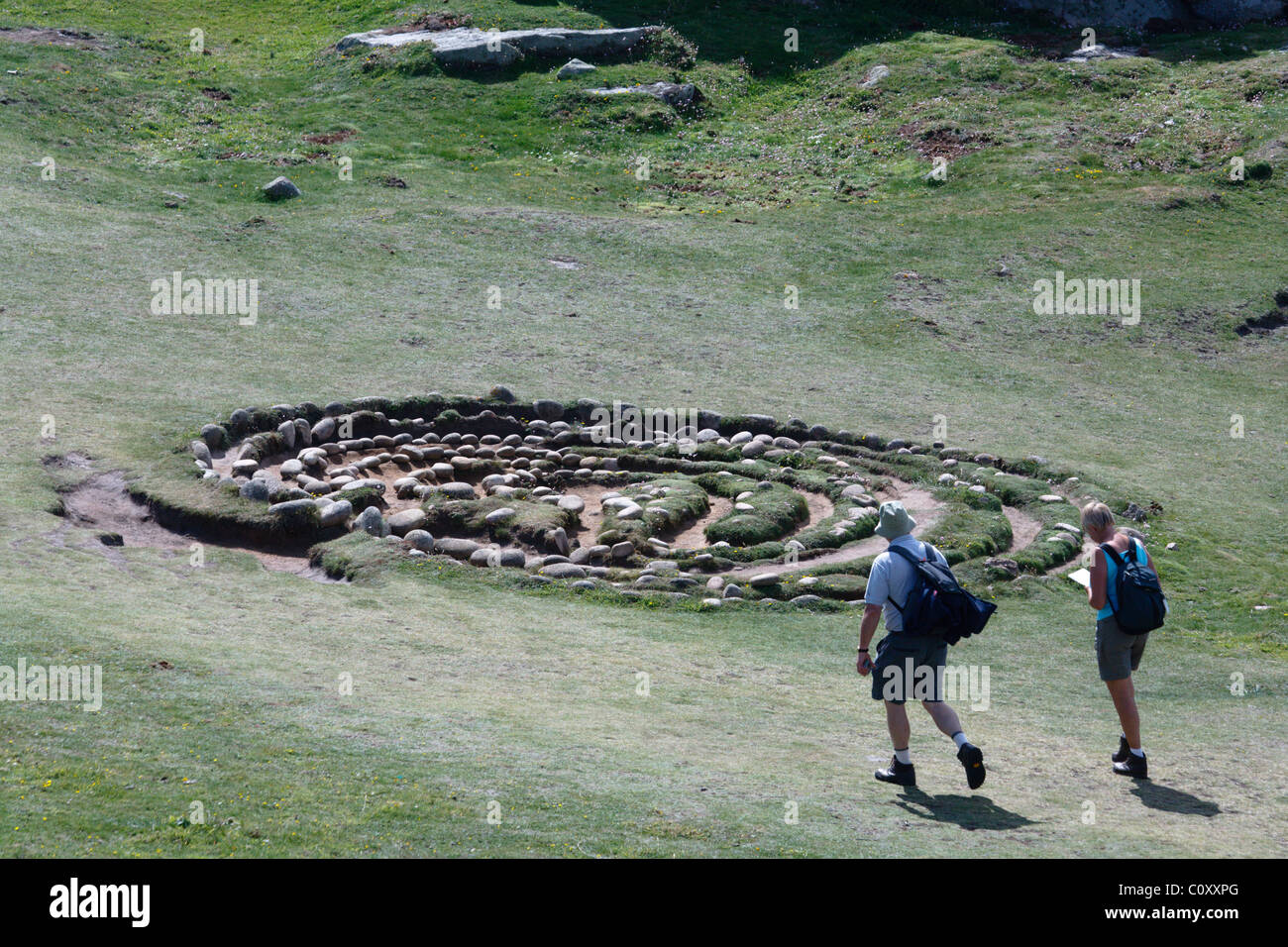 Labyrinthe de troytown Banque d'image et photos - Alamy