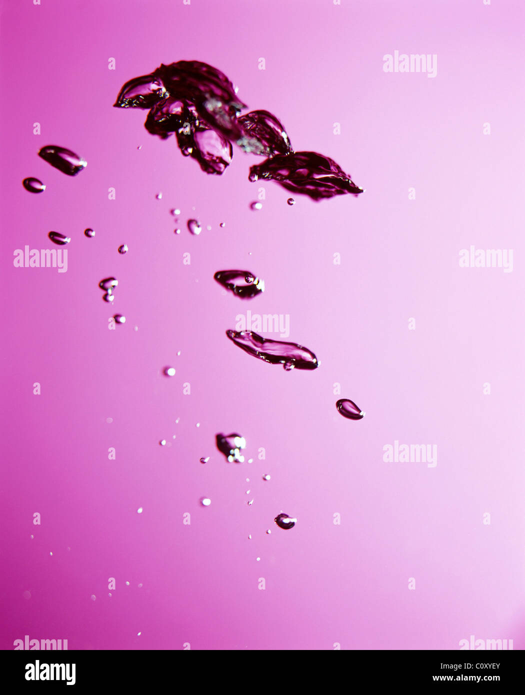 bulles d’eau Banque D'Images