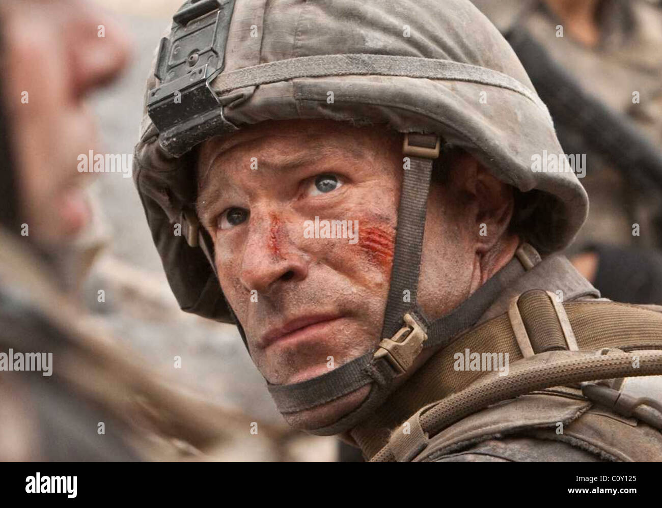 BATTLE : LOS ANGELES 2011 Columbia/Tristar film avec Aaron Eckhart comme le sergent Michael Nantz. Photo Richard Cartwright Banque D'Images