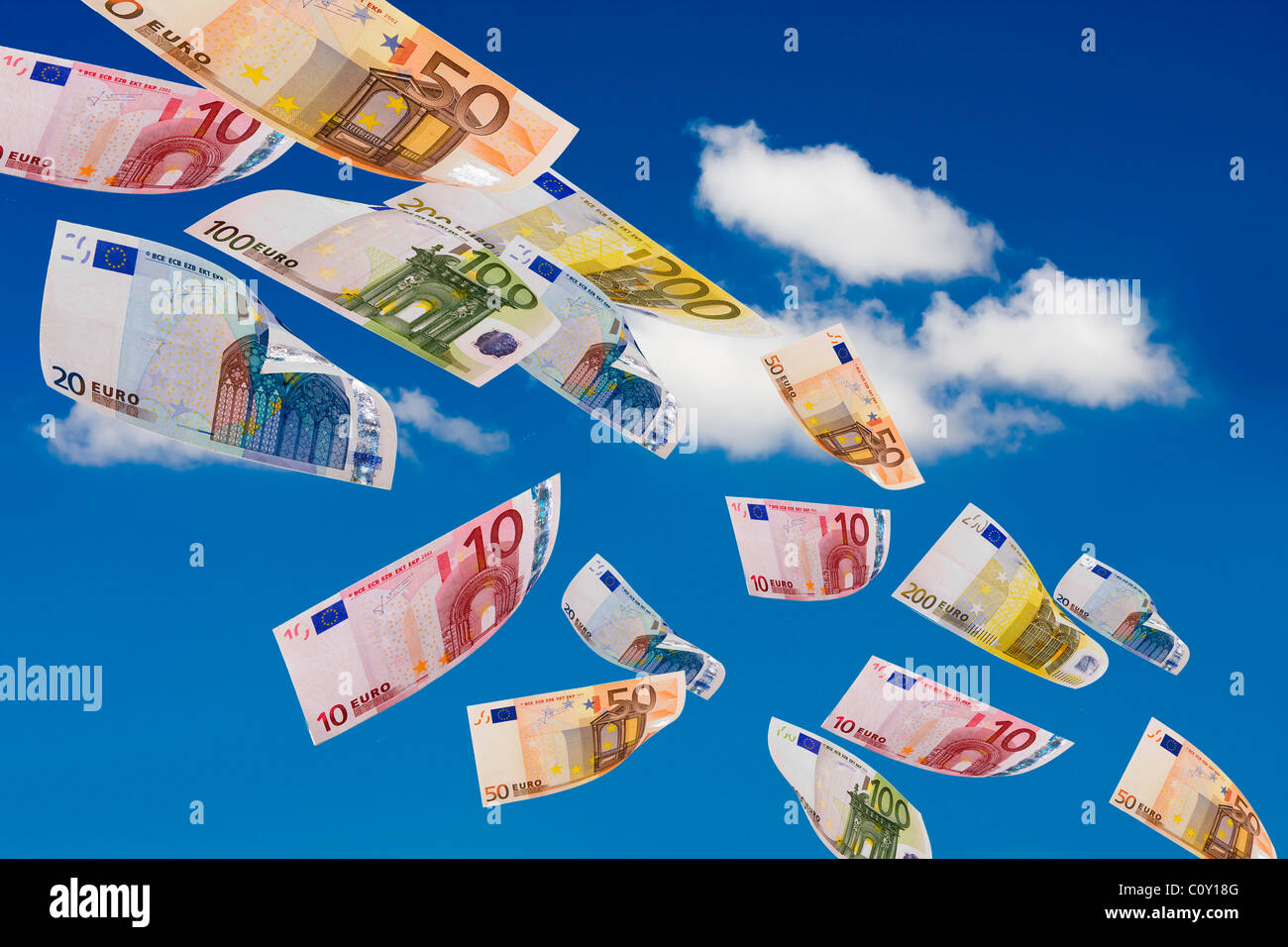 vol d’argent Banque D'Images