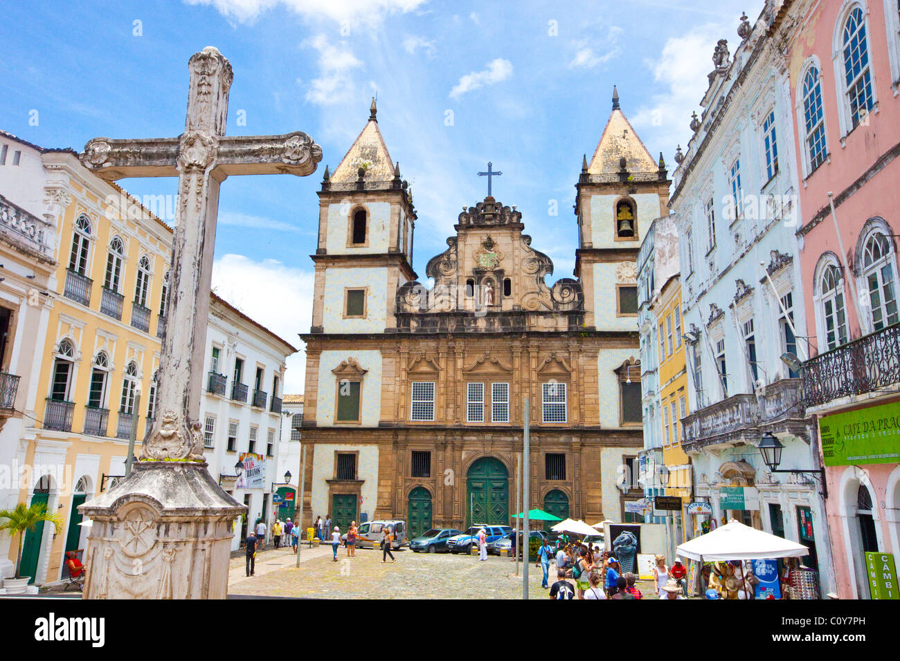 Igreja de Sao Francisco, Salvador, Brésil Banque D'Images