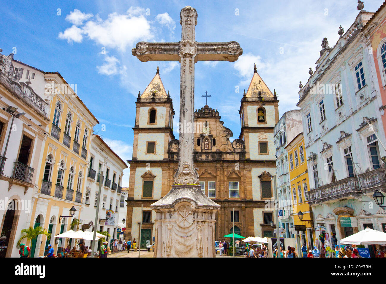 Igreja de Sao Francisco, Salvador, Brésil Banque D'Images