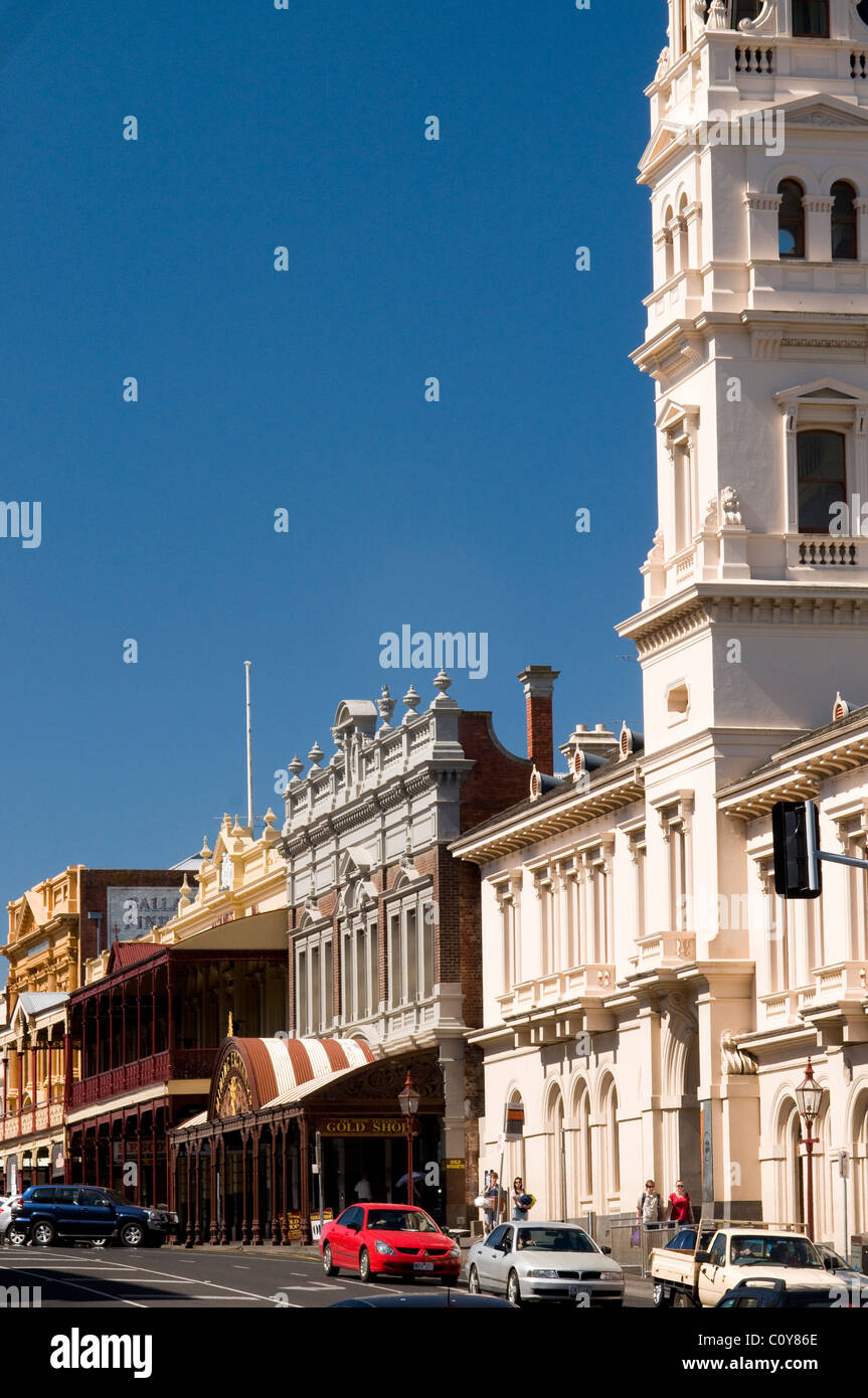 Ballarat Australie victoria lydiard street Banque D'Images
