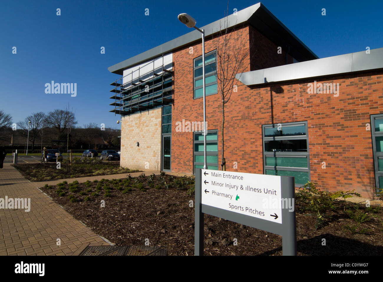 Blaydon loisir et centre de soins primaires, nouvelle construction, Tyneside. Banque D'Images