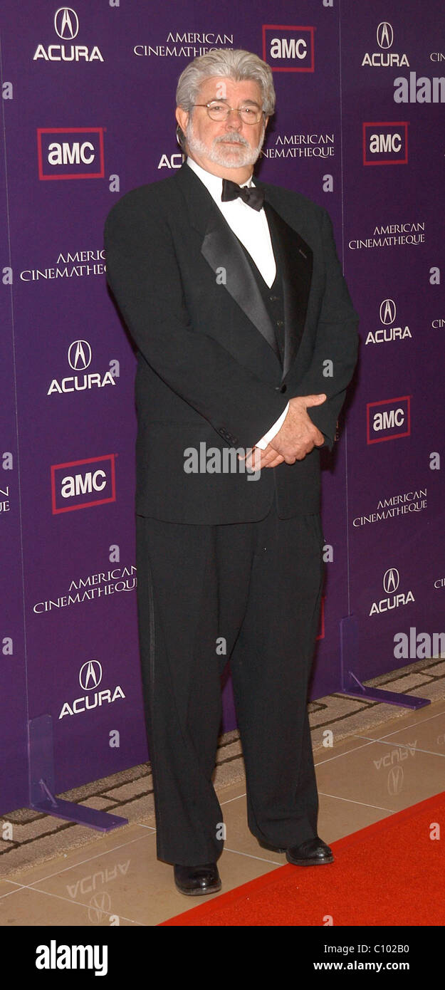 George Lucas 23e American Cinematheque rend hommage à Samuel L. Jackson. Tenue au Beverly Hilton Hotel. Los Angeles, Banque D'Images