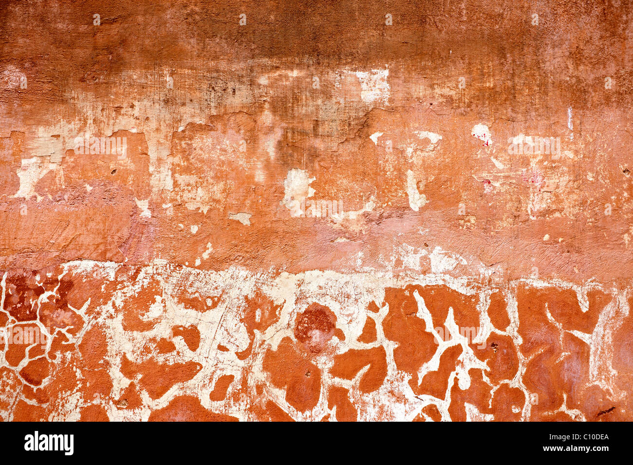 La douleur d'Orange fond texturé de déroulage Banque D'Images