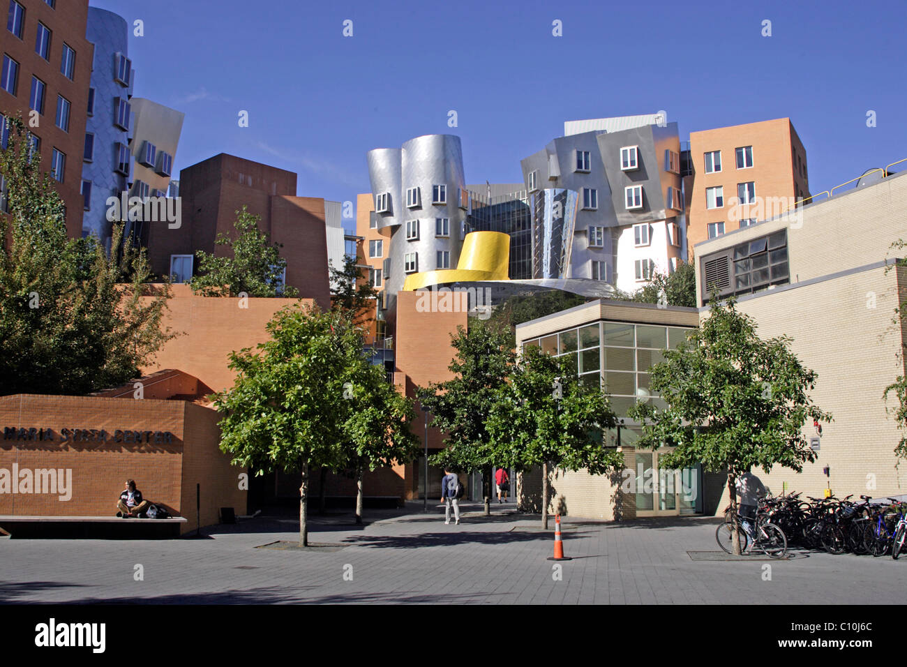 Ray et Maria Stata center, l'architecte Frank Gehry, MIT, Massachusetts Institute of Technology, Cambridge, New England, USA Banque D'Images