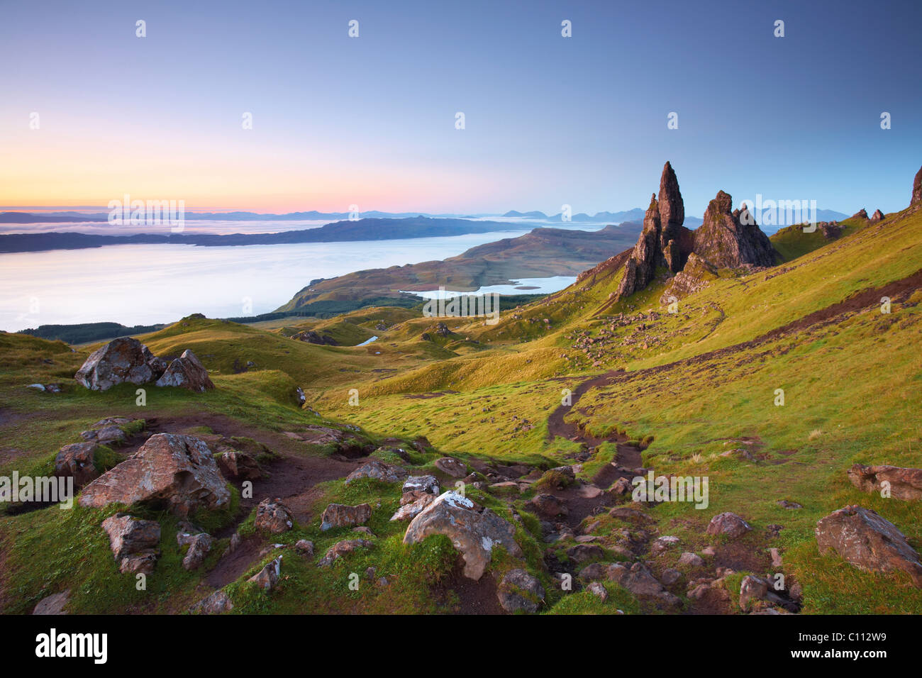 Vieil Homme de Storr Banque D'Images