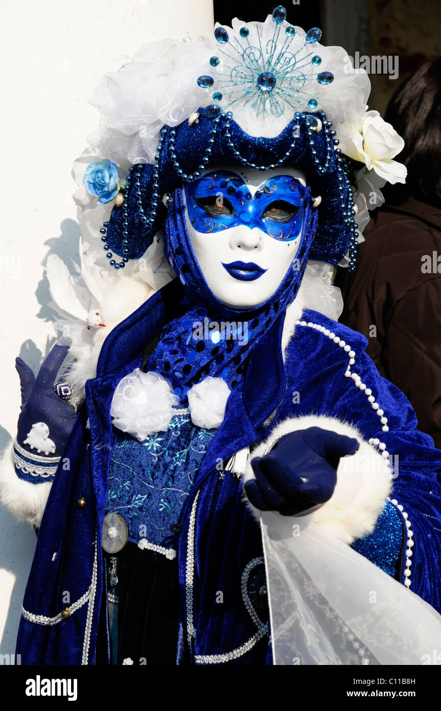 Masque, Carnevale, Carnaval de Venise, Vénétie, Italie, Europe Banque D'Images