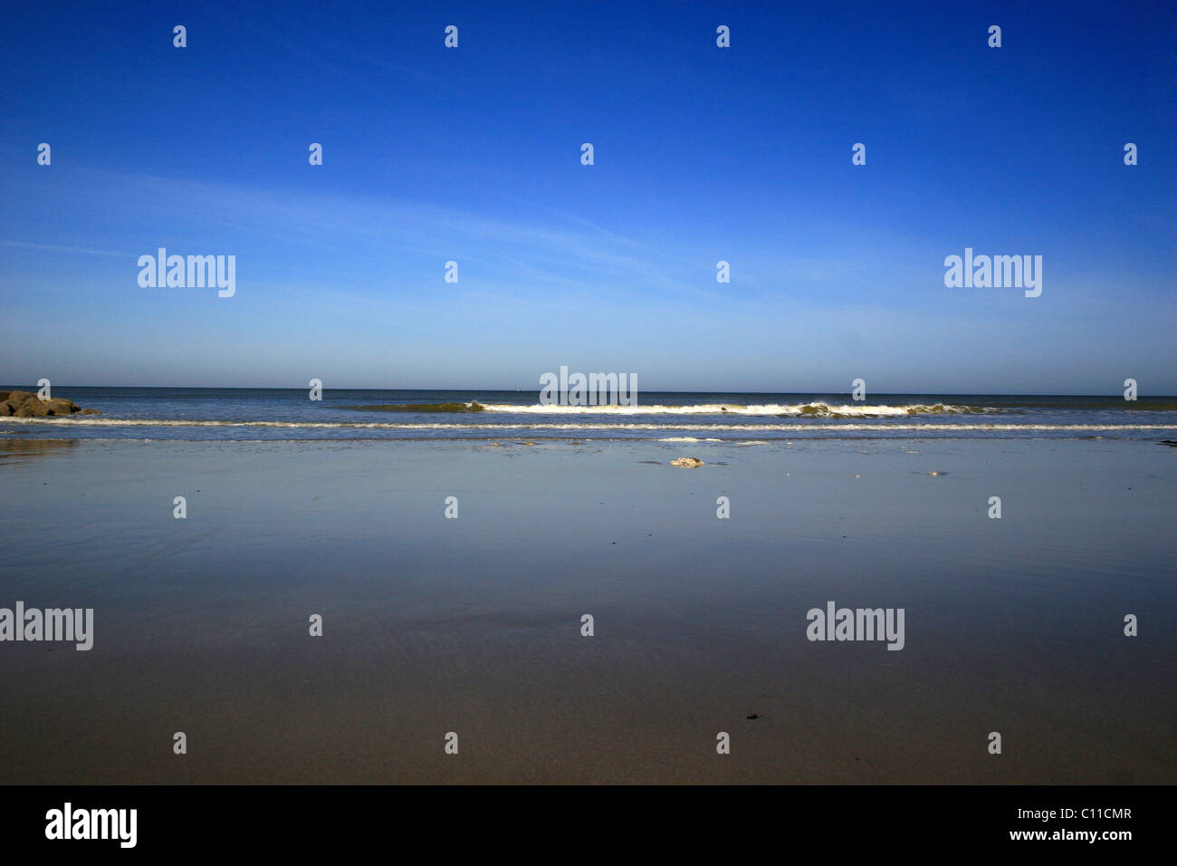 Baie de Somme, Picardie, France Banque D'Images