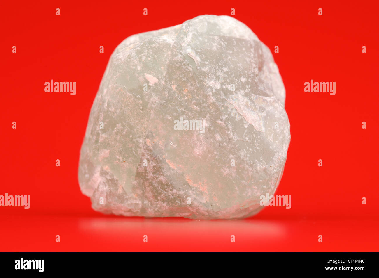 Échantillon de roche minérale halogénure de fluorite de la Chine Banque D'Images