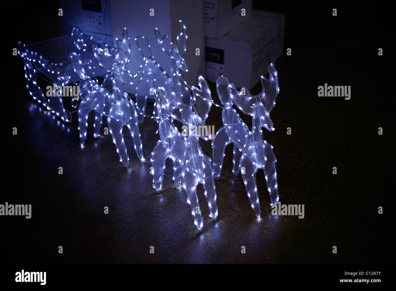 Décorations de Noël à Melbourne, Victoria, Australie Banque D'Images