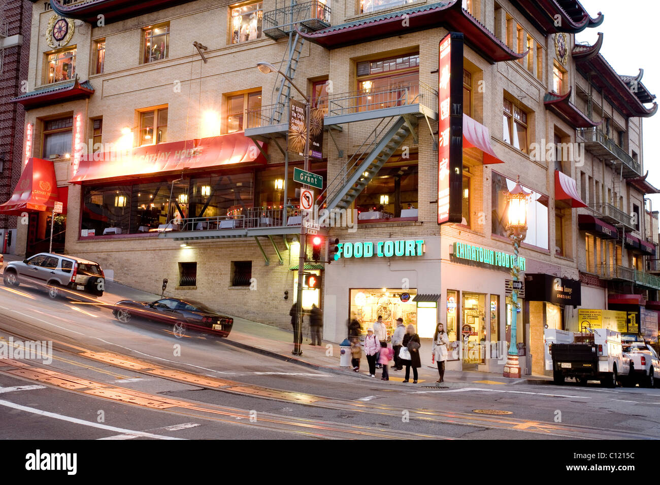 Chinatown, San Francisco, Californie, États-Unis d'Amérique Banque D'Images