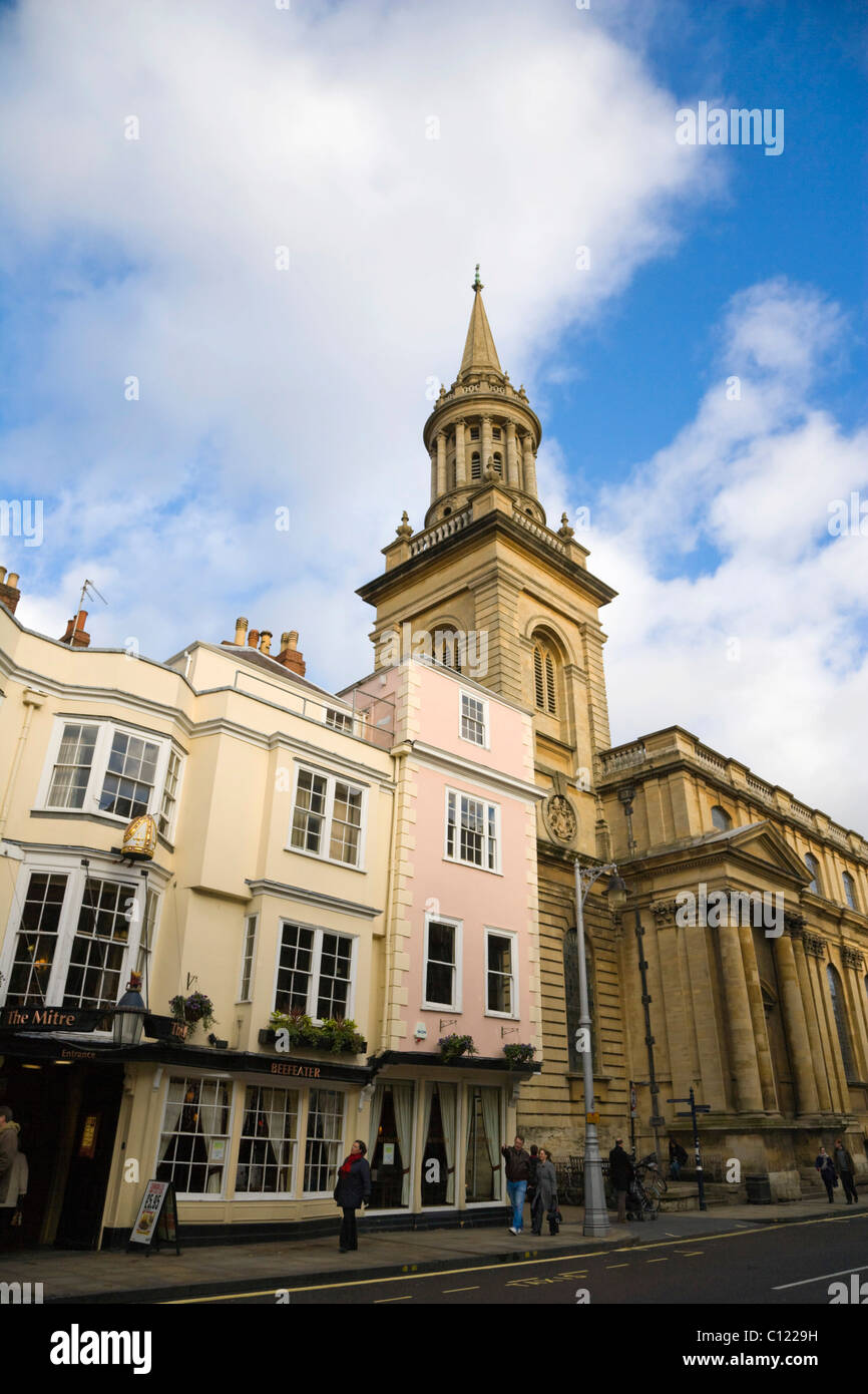 All Saints Church, maintenant Lincoln College Library, High Street, Oxford, Oxfordshire, Angleterre, Royaume-Uni, Europe Banque D'Images