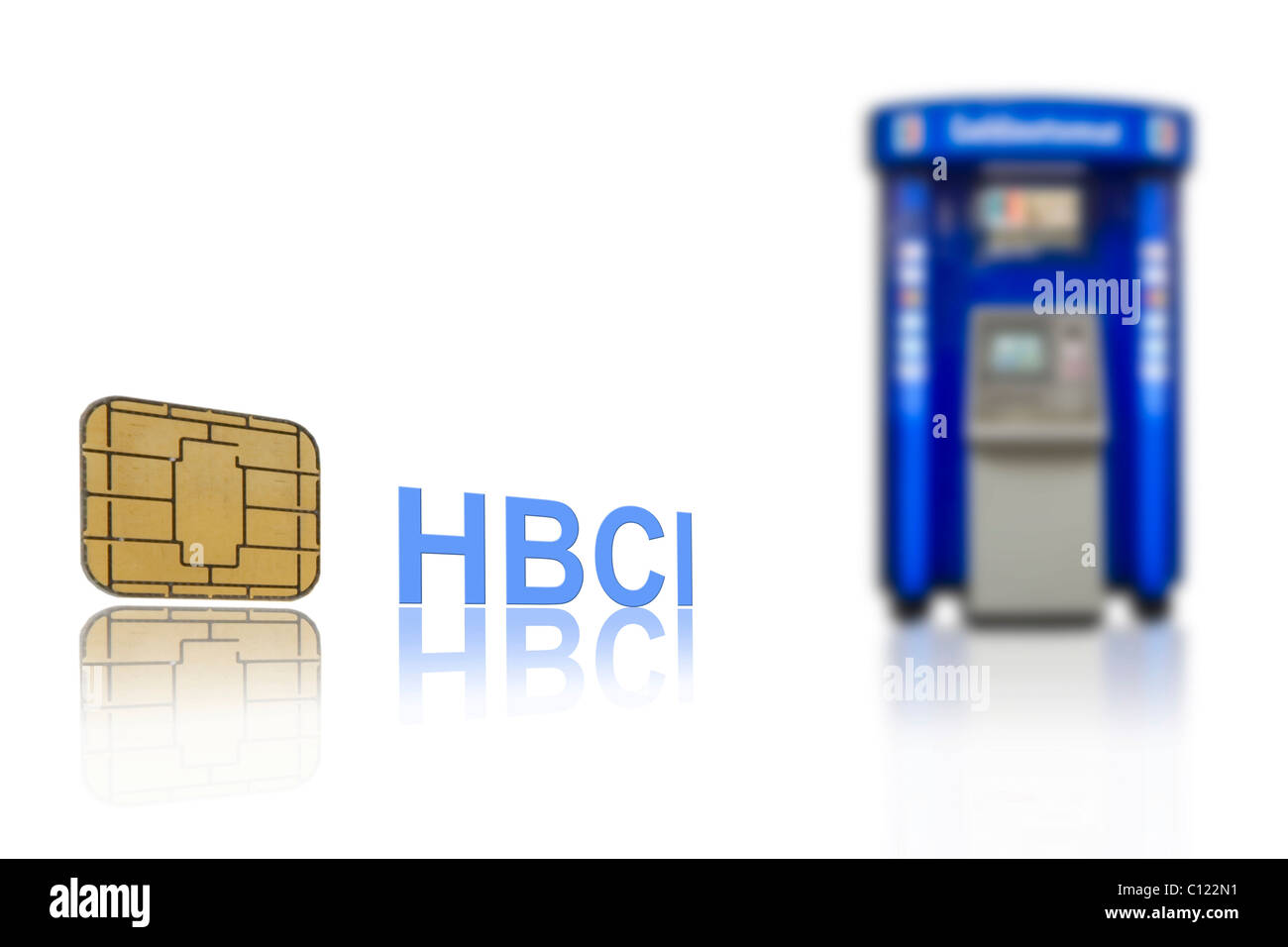HBC, Home banking Computer Interface, norme nationale du Comité de crédit centrale HBCI définit un secure Banque D'Images