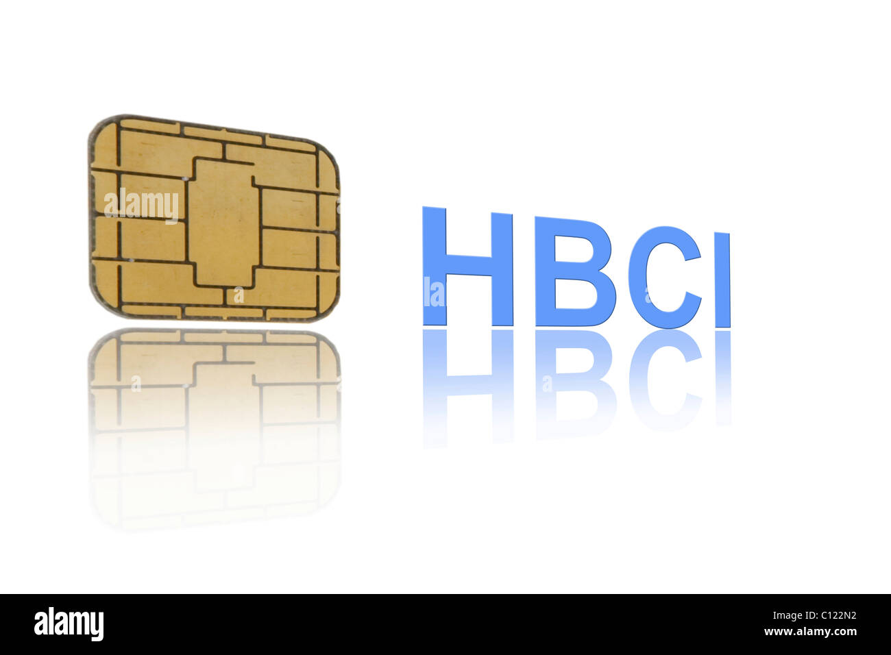 HBC, Home banking Computer Interface, norme nationale du Comité de crédit centrale HBCI définit un secure Banque D'Images