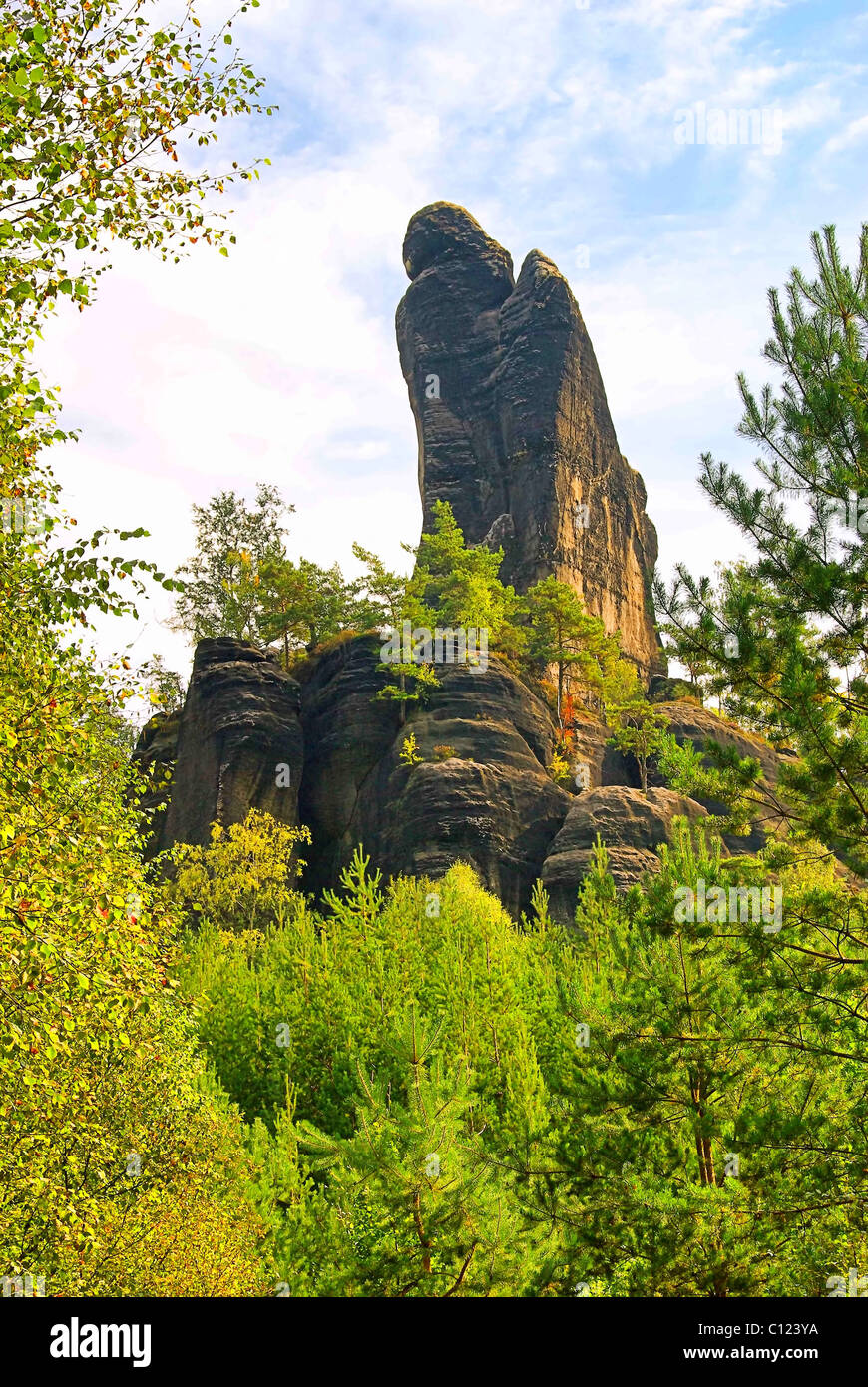 Saechsische Schweiz - Suisse Saxonne 02 Banque D'Images