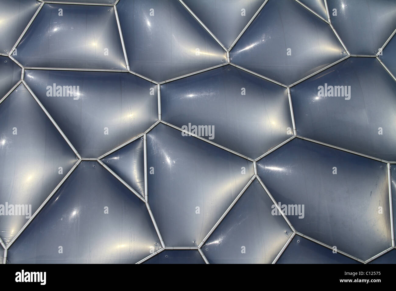 La conception de l'architecture moderne et des formes sur les bâtiments à Macao, Chine Banque D'Images