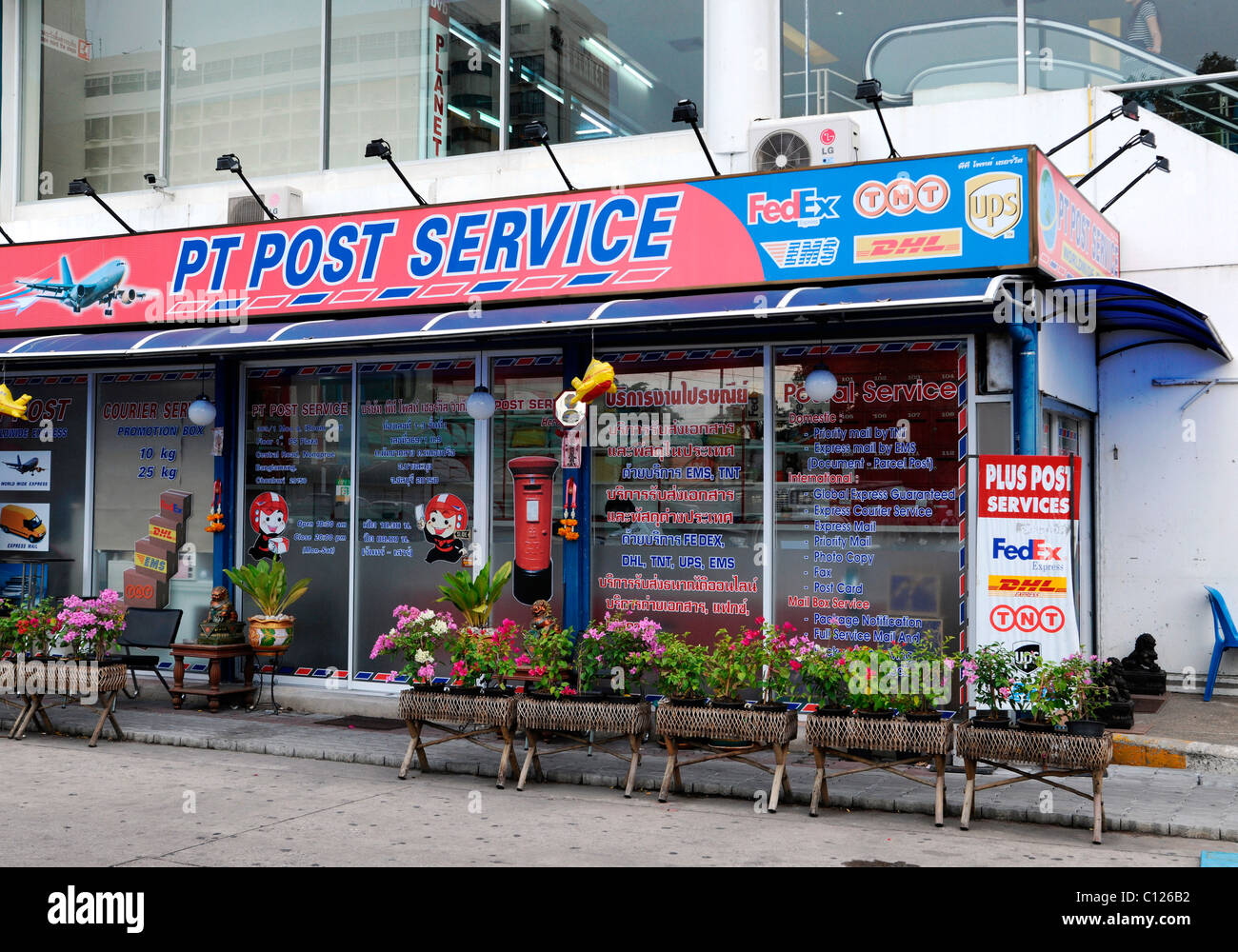 PT Post Service immeuble, Thailande, Asie Banque D'Images