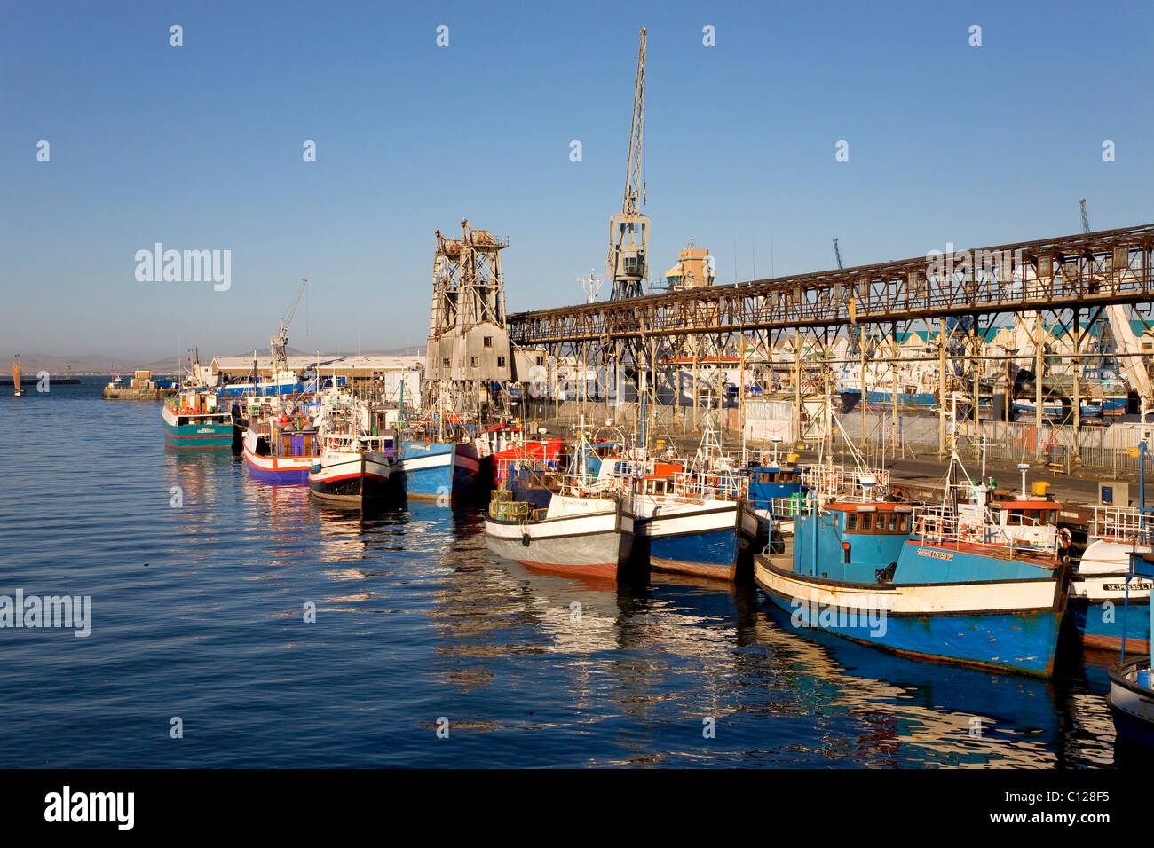V & A Waterfront, port de pêche, bateaux de pêche, Cape Town, Western Cape, Afrique du Sud, l