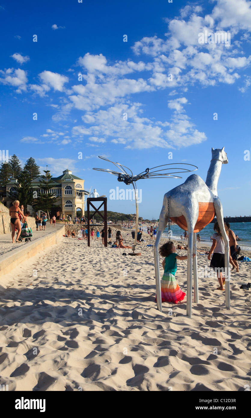 Sculpture de la mer 2011 Exposition d'art public Banque D'Images