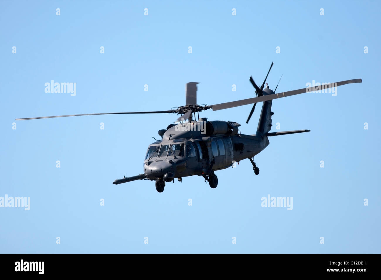 Hélicoptère militaire à l'air show à Cape Town Afrique du Sud Septembre 2010 Banque D'Images