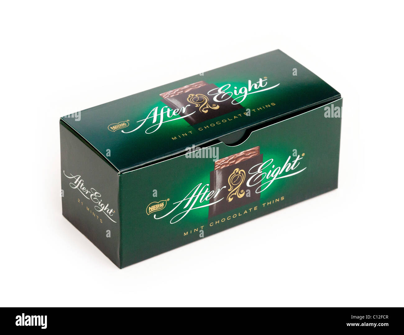 Après huit à la menthe Banque D'Images