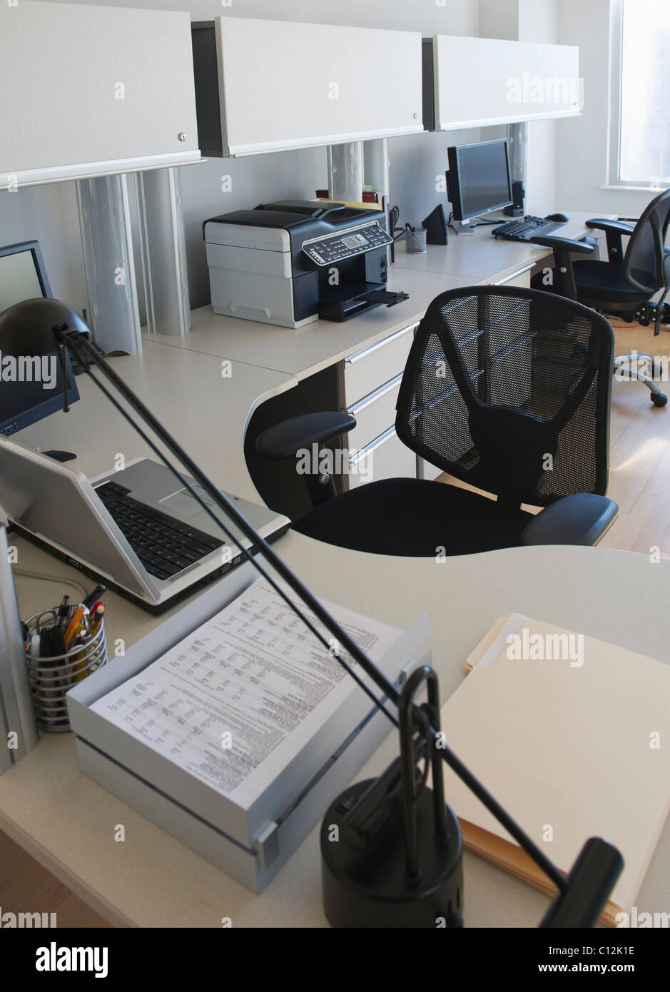 USA, New Jersey, Jersey City, bureau vide Banque D'Images