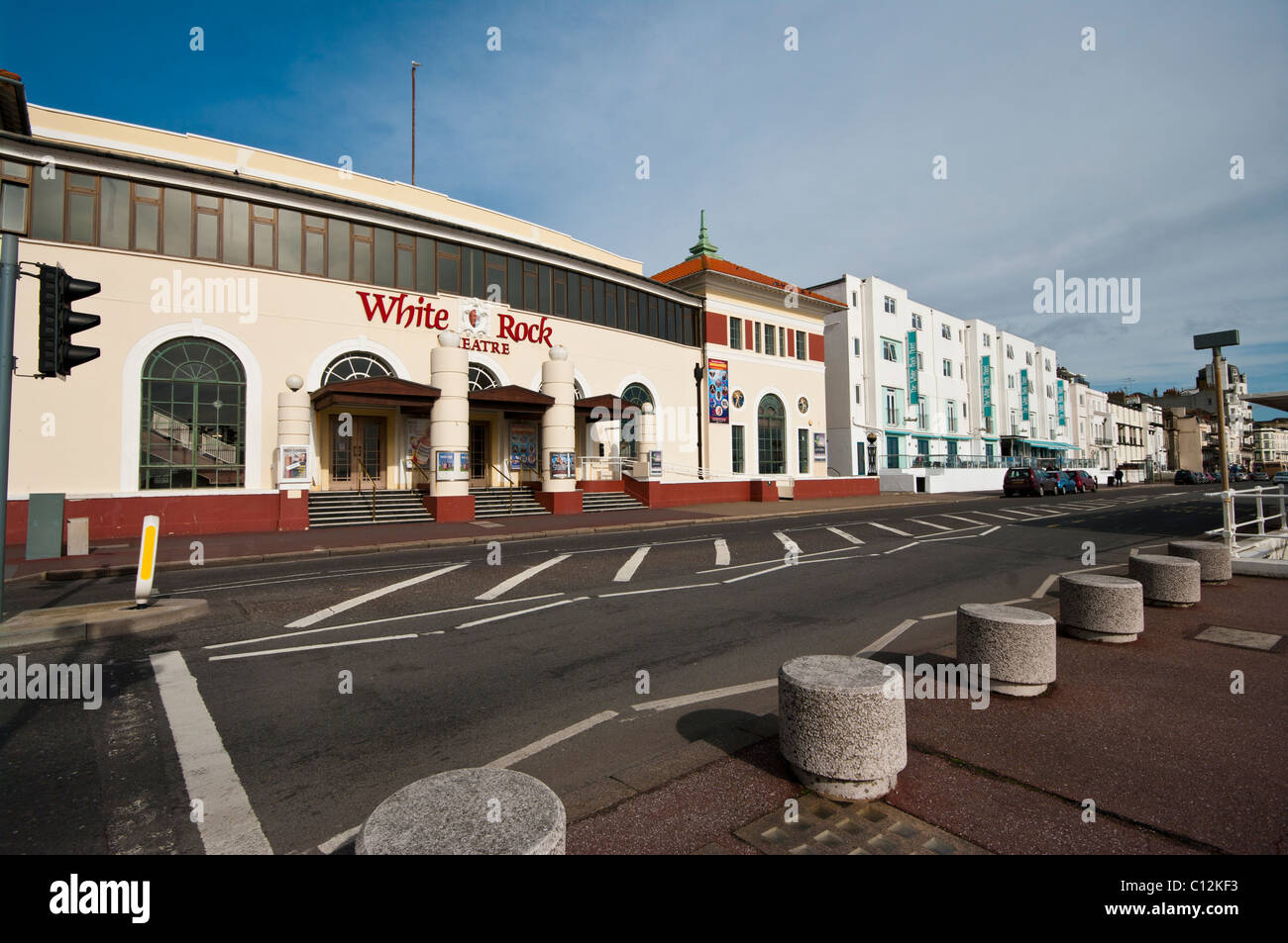 Le White Rock Theatre et Hôtel Hastings East Sussex England Banque D'Images