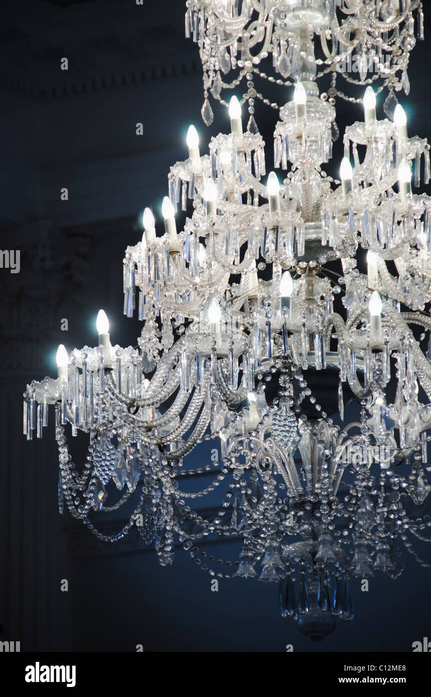 Royaume-uni, Bristol, Close up of lustre en cristal Banque D'Images