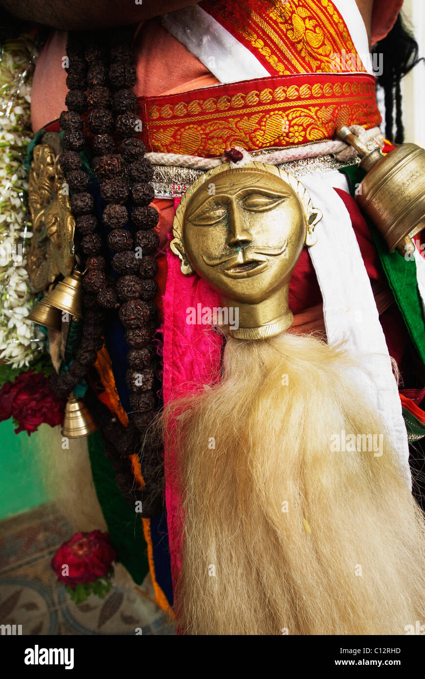 Au milieu d'un sadhu Banque D'Images