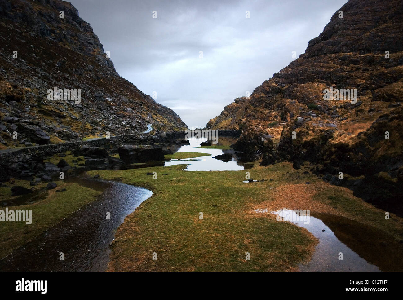 Gap of Dunloe dans le comté de Kerry, Irlande Banque D'Images